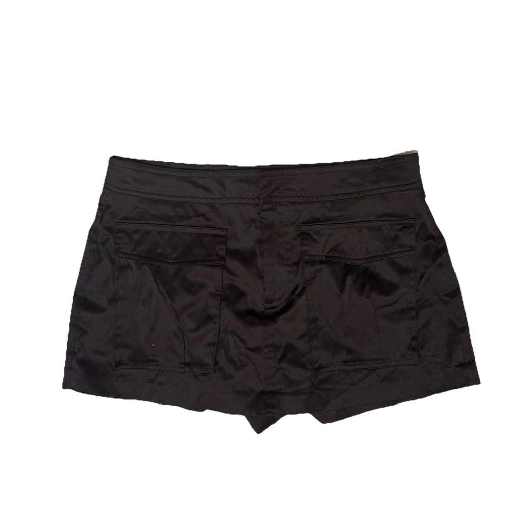 Forever 21 Mini Skirt Skort L Black Emo Punk Preppy Goth Clueless Sexy Shorts